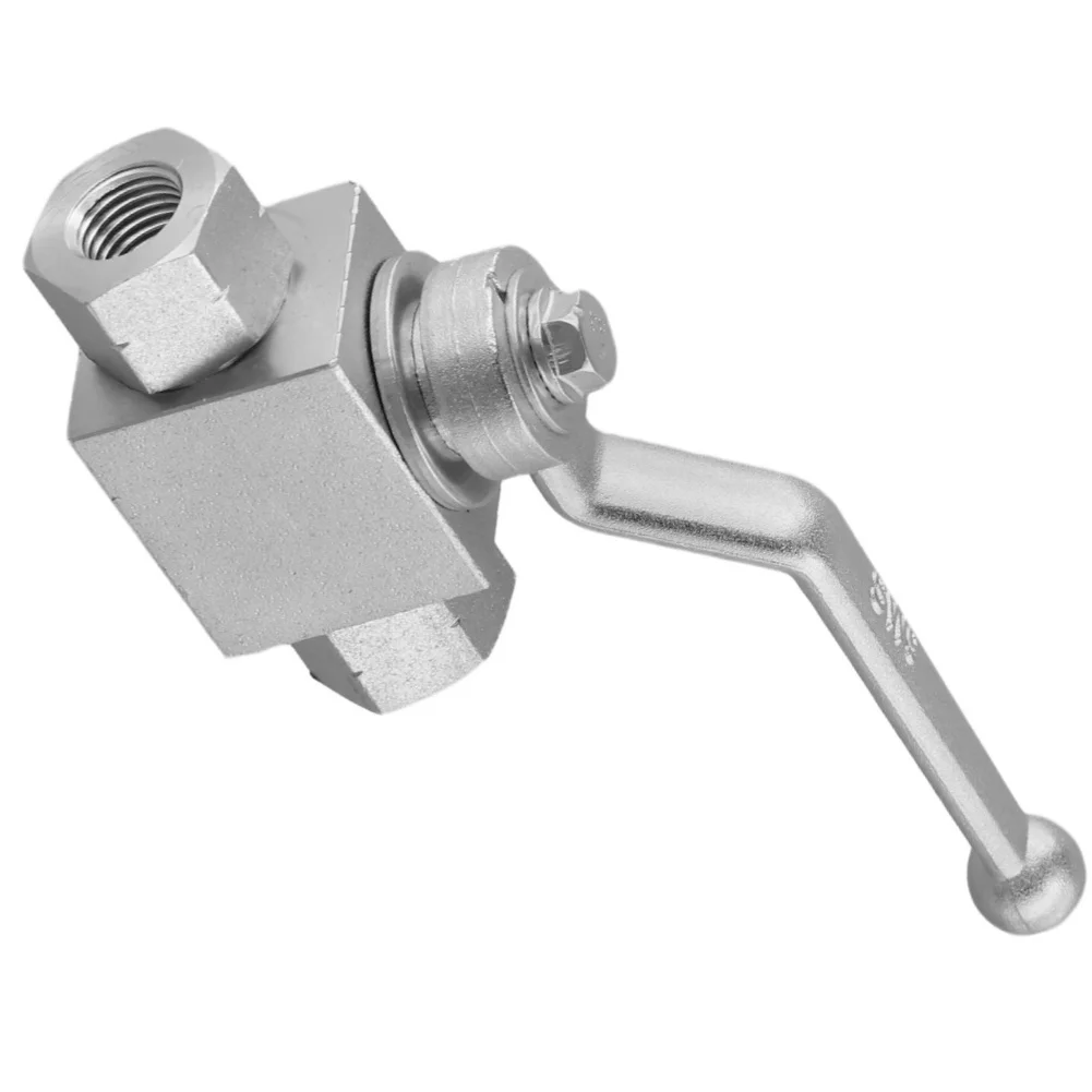 Hydraulic Ball Valve 2 Way Shut Ball Valve High Pressure 7250 PSI NPT Thread For Piping System Power Tool Accessories