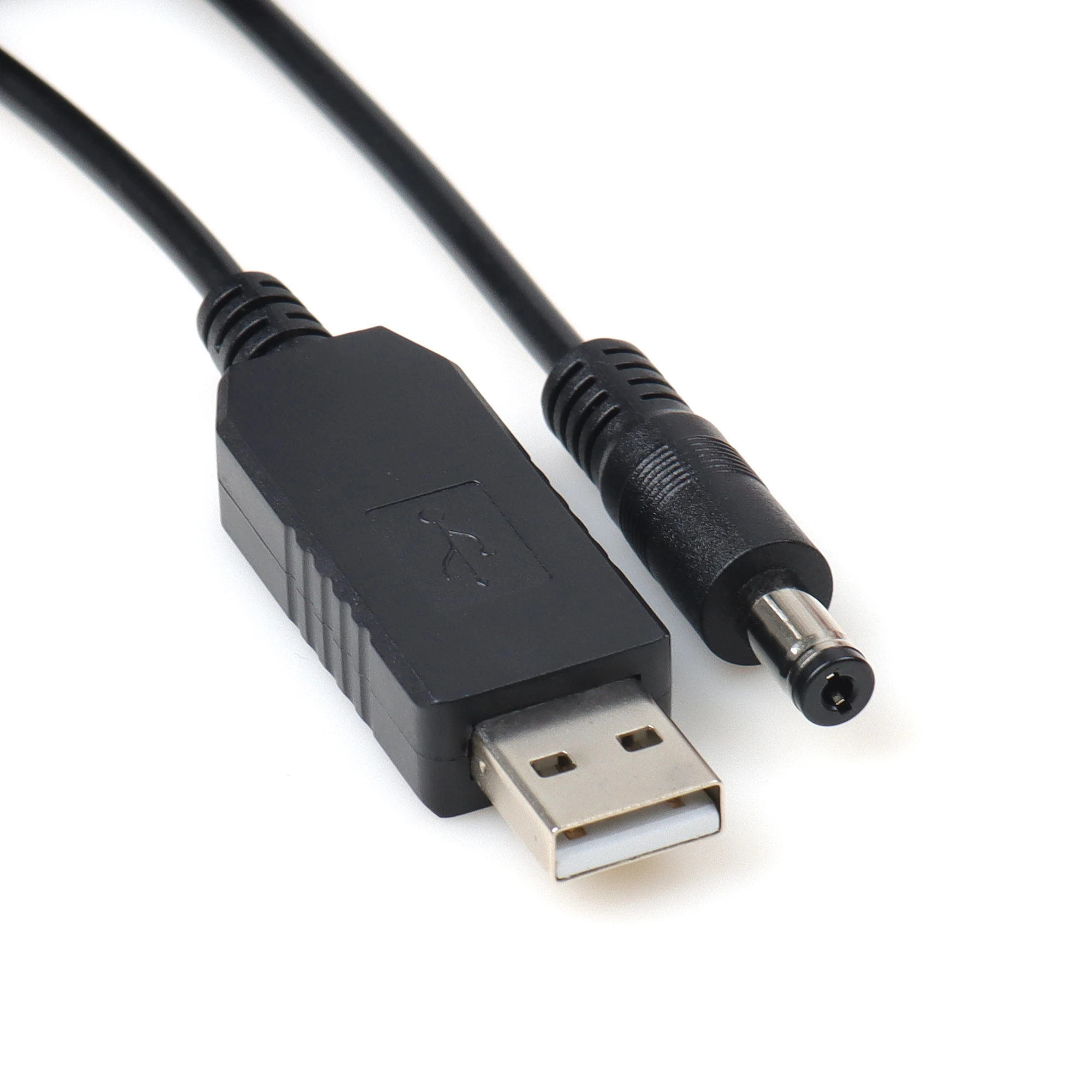 【LANO】USB zu DC5521 Kabel, Spannungserhöhungskabel, USB 5V zu 12V 9V Stromwandler, WLAN-Router-Kabel, 1 Meter lang, einfach zu bedienen