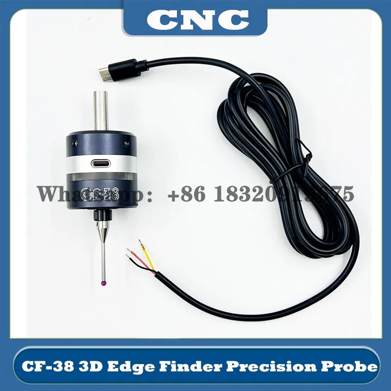 Cyclmotion 3D light edge finder CNC machining center sub-center rod detection sensor glowing precision 0.01mm CF-38