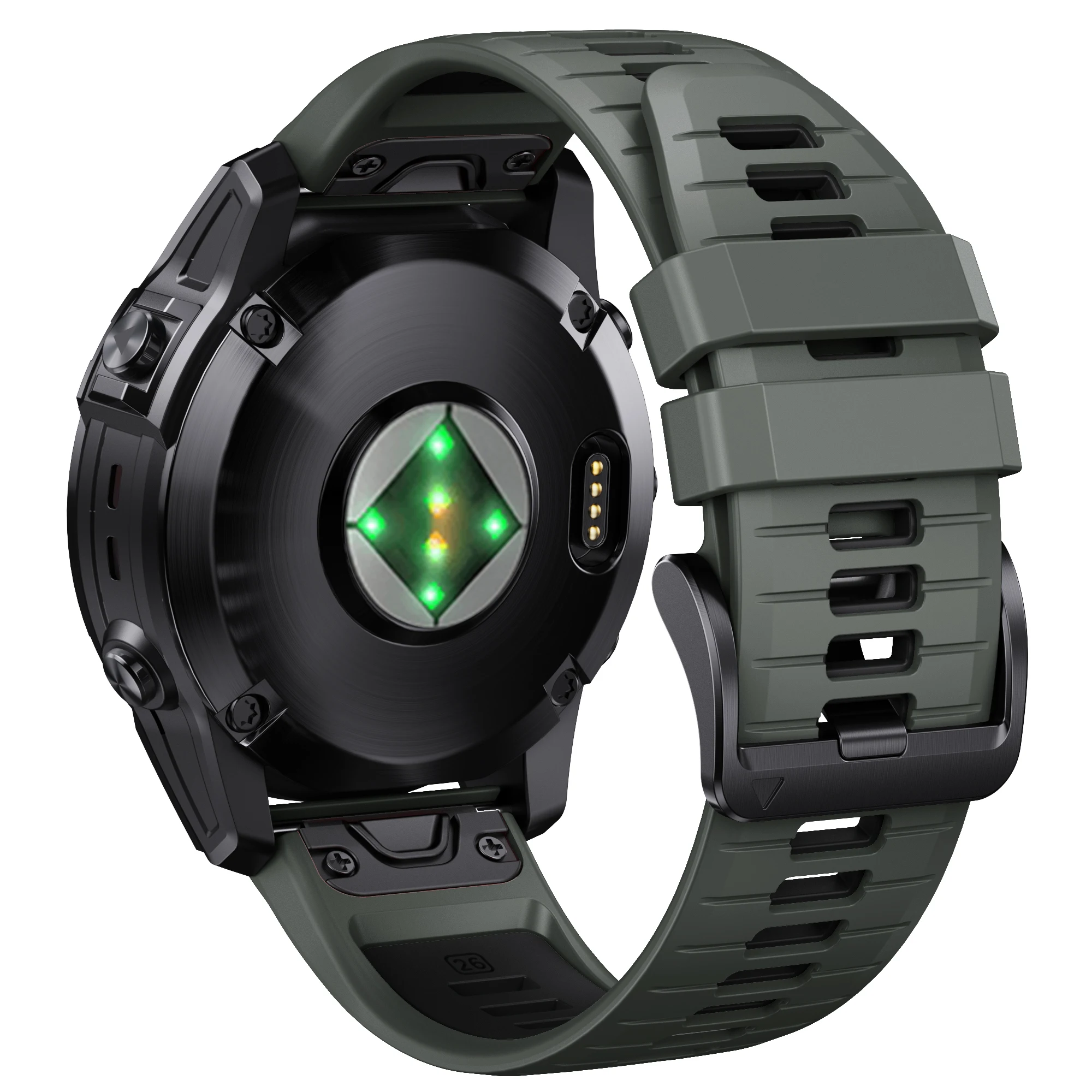 22 26mm Silikon Armband für Garmin Fenix 7/7pro/7x/6x/6 pro/5x/5 plus/Epix/Instinkt Armband austauschbares Armband – Detail 9