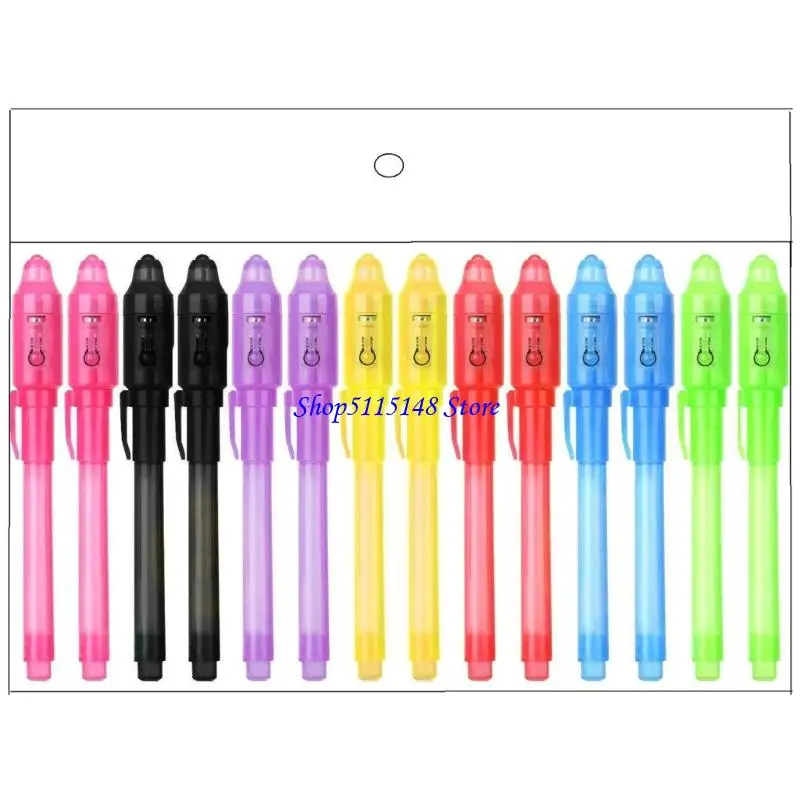 

F3MA 7/14 PCS Детская мага пера невидимая ручка с лампами Spies Pen