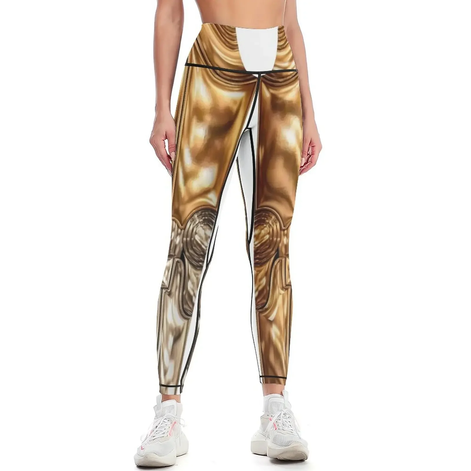 

Golden Droid Leggings jogging pants legings for fitness workout clothes for sport pants Womens Leggings