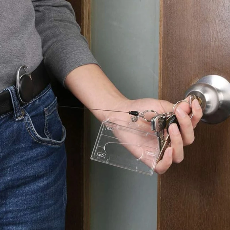 

1 комплект, держатель для удостоверения личности, чехол для разрешения на работу с брелоком, катушка для бейджа, идентификационная бирка, защитный чехол для кредитной карты, держатель, зажим