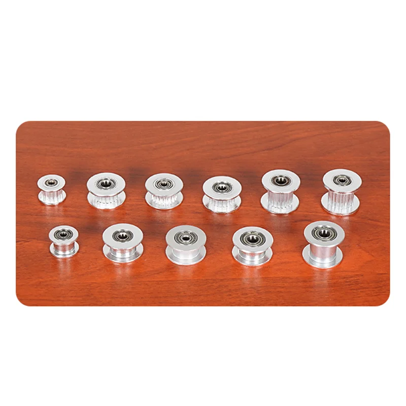 GT2 Umlenkrolle, 16 Zähne, 20 Zähne, mit 3 mm oder 5 mm Bohrung, mit Lagern für 3D-Druckerteile, Zahnriemen 6 mm, 10 mm – Detail 9