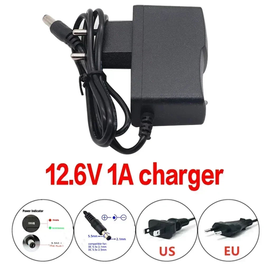 Paquete de batería de litio de 12V y 50000mah, Monitor de cámara CCTV, luces de pesca, lámpara de xenón, altavoces con cargador, 12,6 V, 50Ah