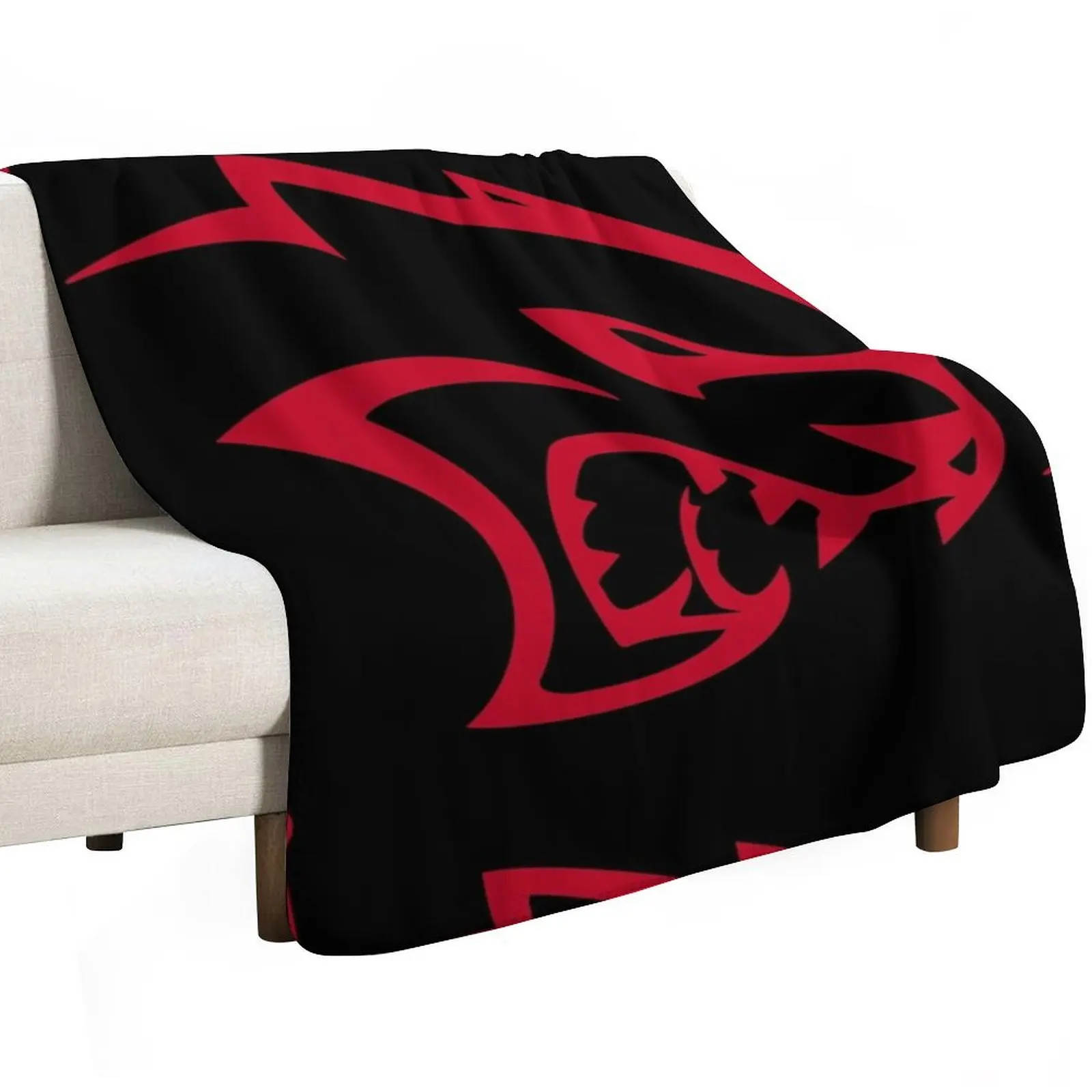 

Hellcat Throw Blanket Polar Warm Decorative Throw Blankets