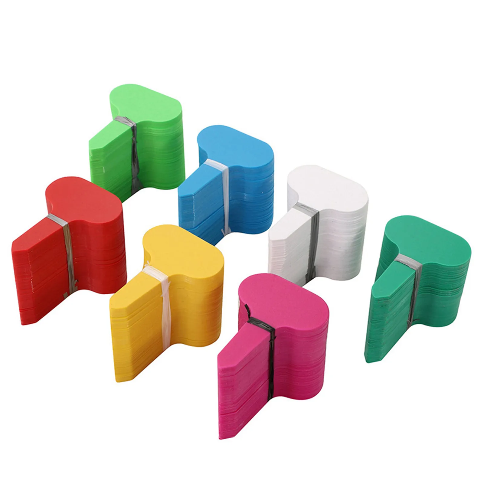 600Pcs Plastic Garden Plant Labels T-Type Stakes Writable for Nursery Vegetable Flower Garden Identification Plastic Plant Signs