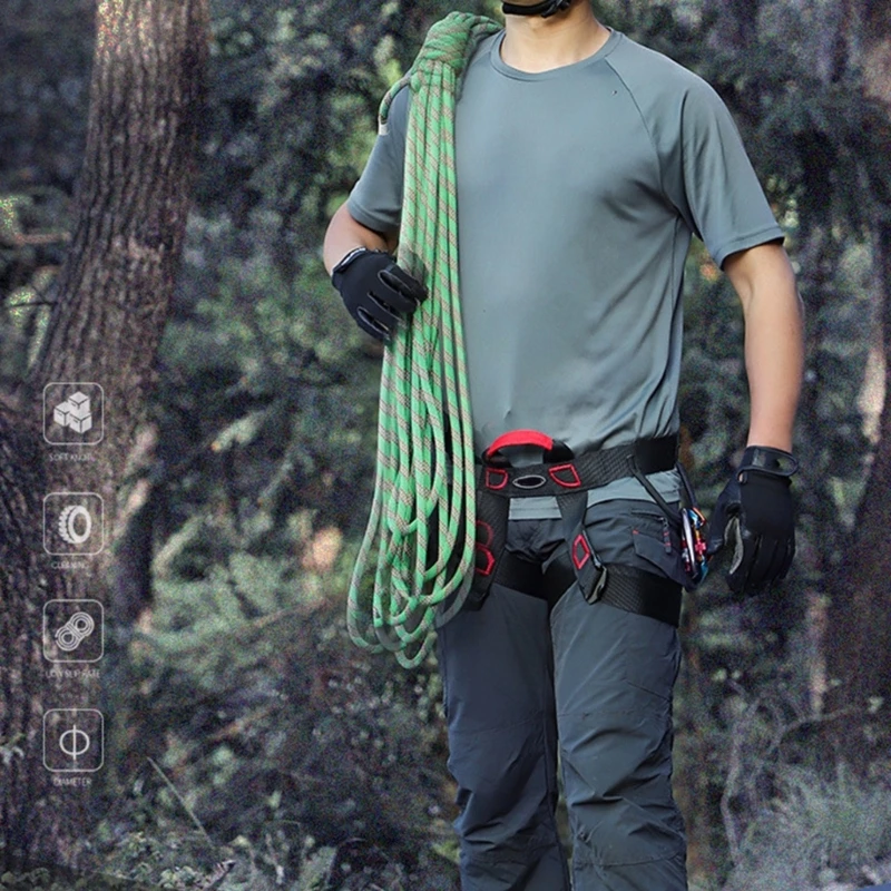 Climbing Belt Half Half Body Safety Harness Waist Support Belt