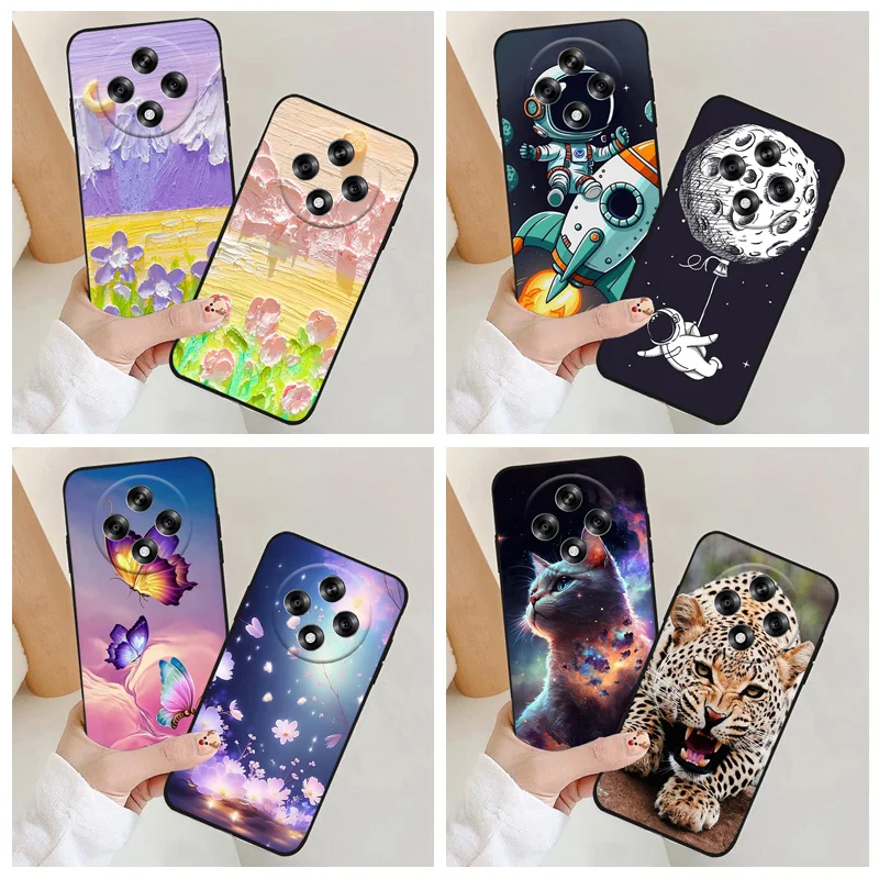 For Oppo A3 Pro 5G Phone Case astronaut Silicone Camera Protection Back Cover For Oppo A3 Pro PJY110 Funda Coque A3Pro 5G 2024