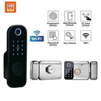 TYSH Tuya Smart WiFi Remote Lock Waterproof Digital Electronic Security-protection Lock with Fingerprint Access for Home or Hote