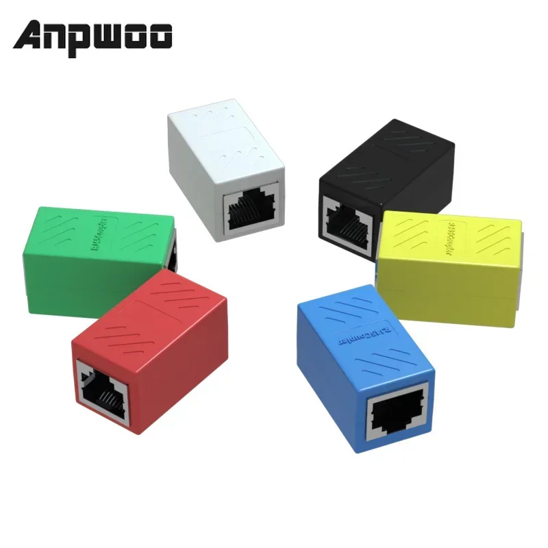 

ANPWOO RJ45 разъем мама-мама сеть Ethernet стандартный разъем передающая головка RJ45 адаптер соединитель CAT5 CAT6 разъем