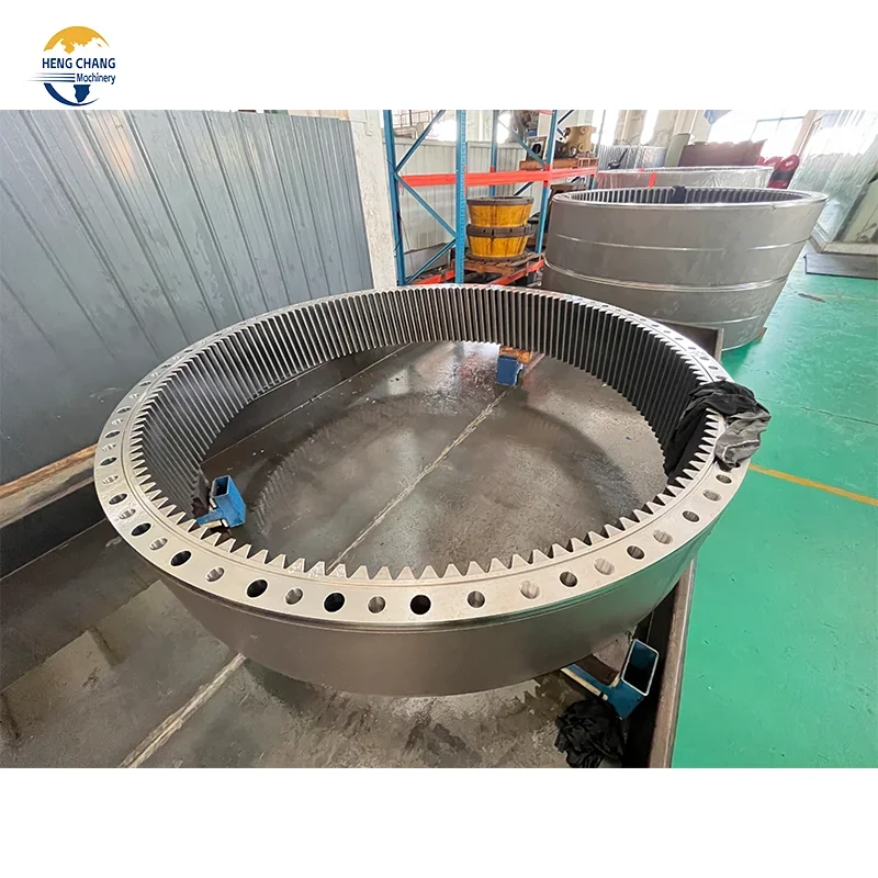 Manufacturer Custom Large Girth Gear Casting  Forged Large Gear Ring Steel Large Diameter Internal Ring Gear