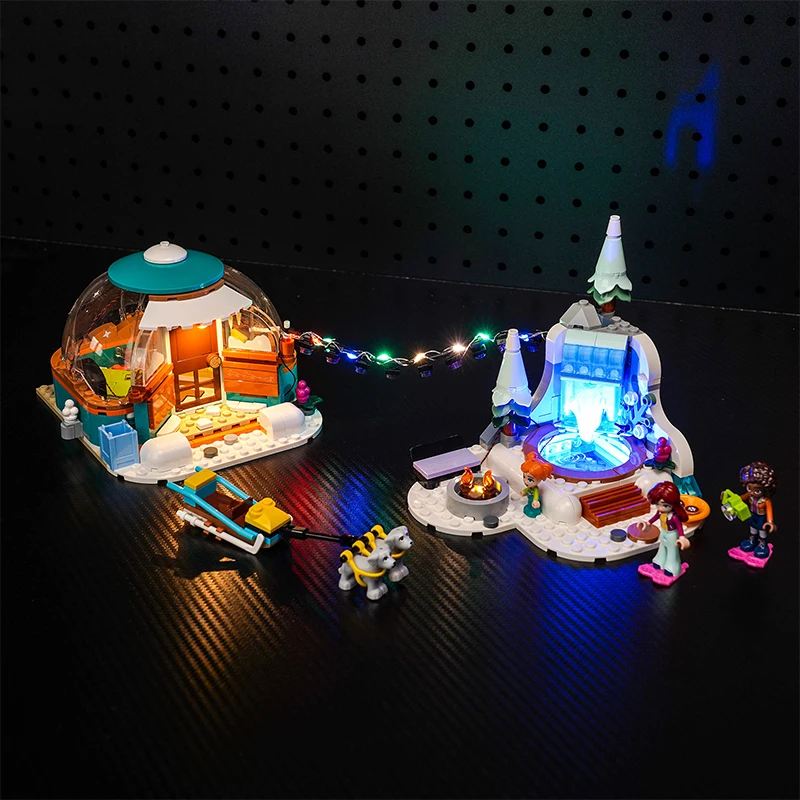 Lazishi LED Light 41760 Set Suitable for Igloo Holiday Adventure Building Blocks (Only Including Lighting Accessories)