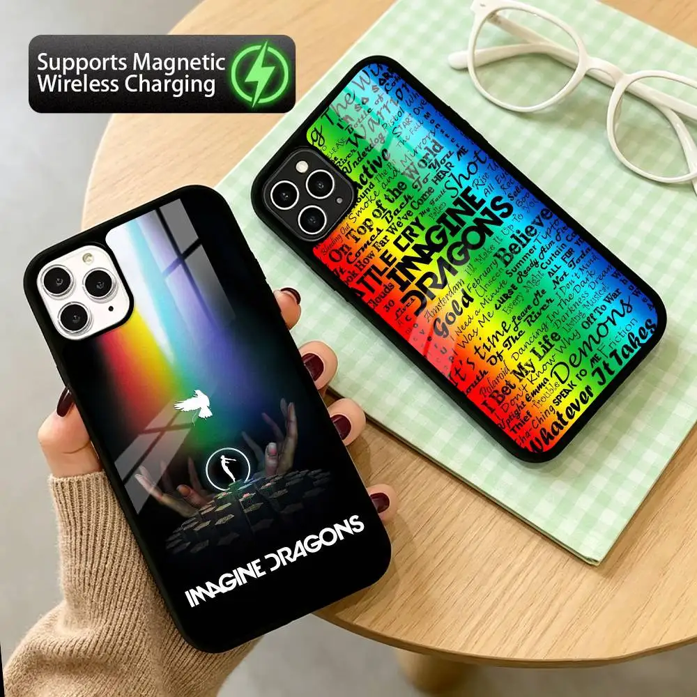 I-Imagine Dragons Loom Band  Phone Case For iPhone17,16,15,14,13,12,11 Plus,Pro Compatible with magnetic wireless charging