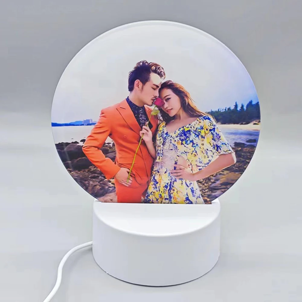 5 Pcs/lot Blank Printable Sublimation Acrylic Photo Lantern Picture Lamp For Christmas Use