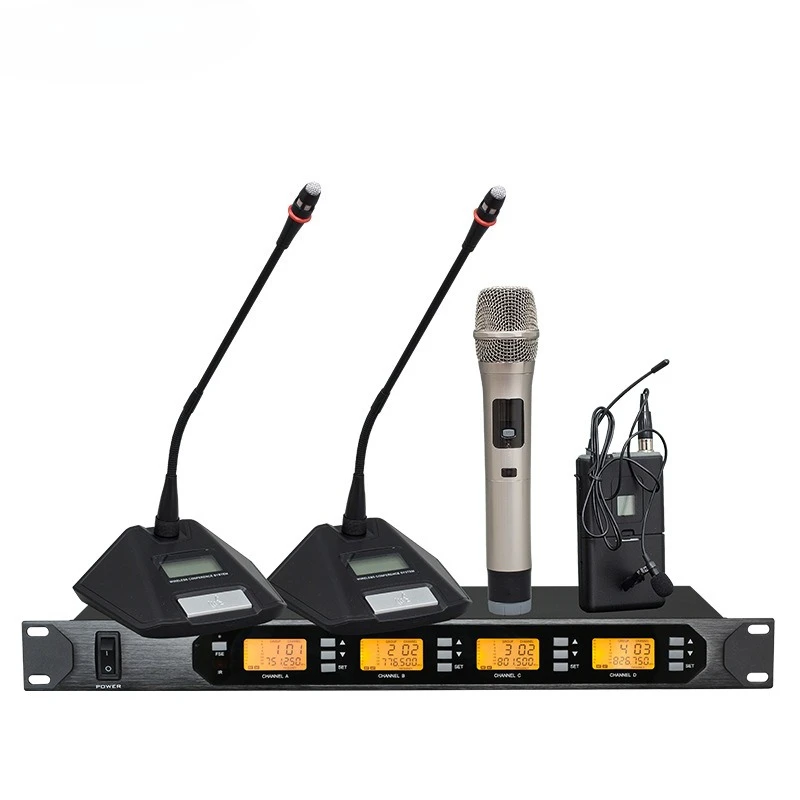

Wireless microphone home KTV conference performance U-segment gooseneck collar clip head-mounted microphone