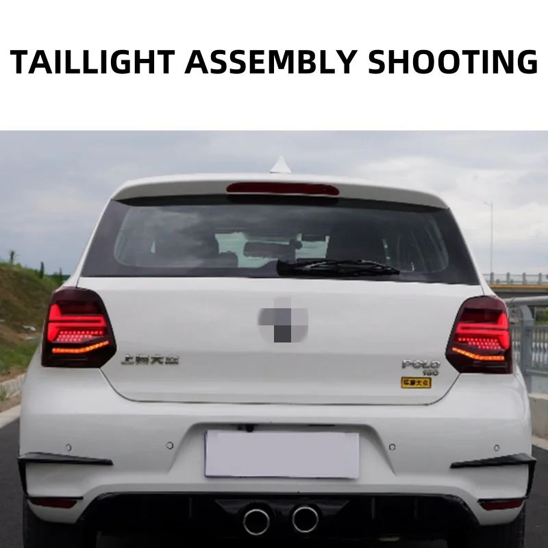 Car TailLights For VW POLO LED Tail Light 2011-2018 Rear Stop Lamp Brake Signal Reverse Automotive Accessories