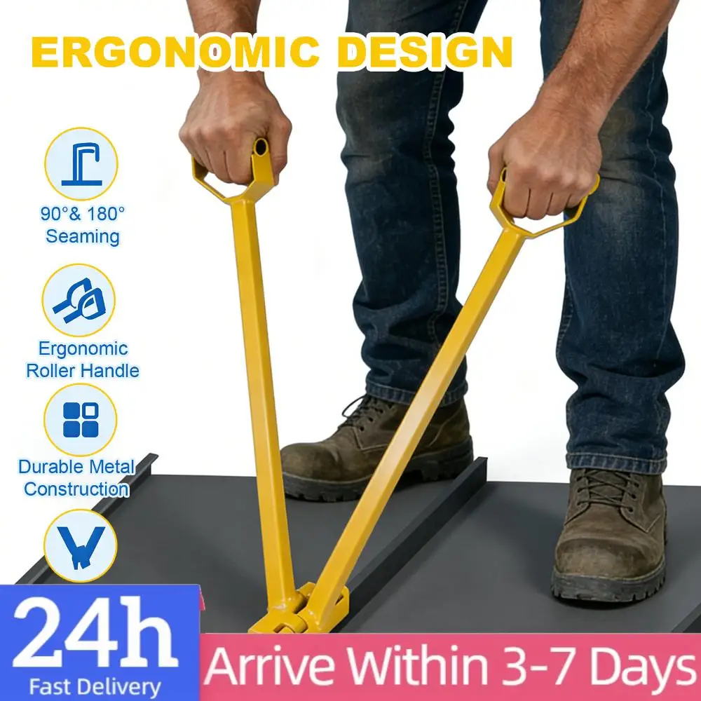 

Ручной фальцепрокатный станок для кровли с шириной захвата 6 дюймов, 2-в-1, для двойного фальца, механического замка и цветной стальной черепицы, ручные клещи для кровельных работ