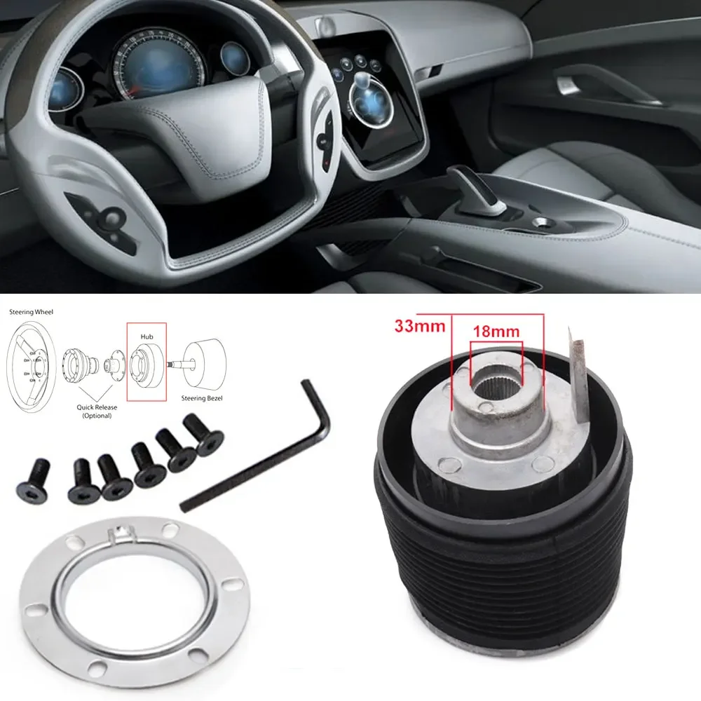 For Peugeot 106 Universal Steering Wheel Hub Adapter HUB-P-106 Racing Steering Wheel Hub Adapter Quick Release Boss Kit