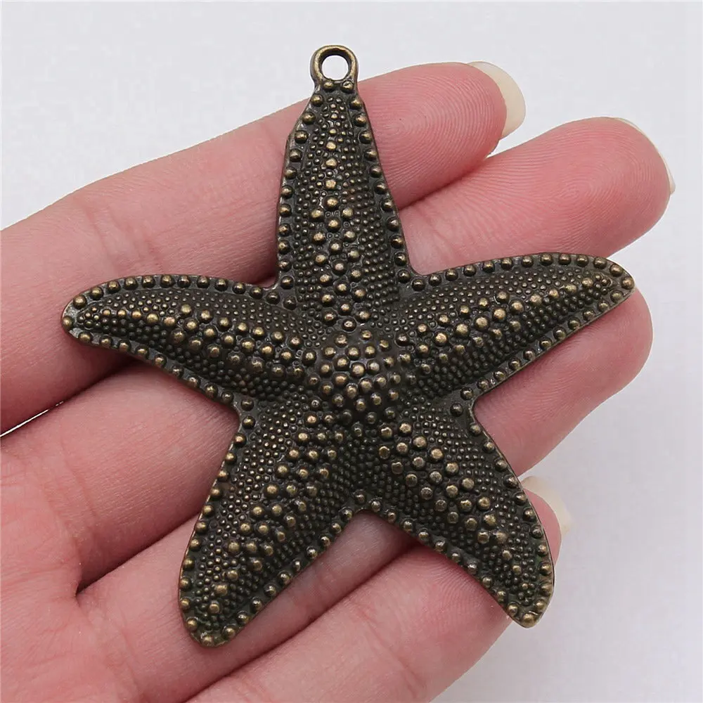 Accessories For Jewelry Big Starfish Charms Crafts Women Accessories 1pcs