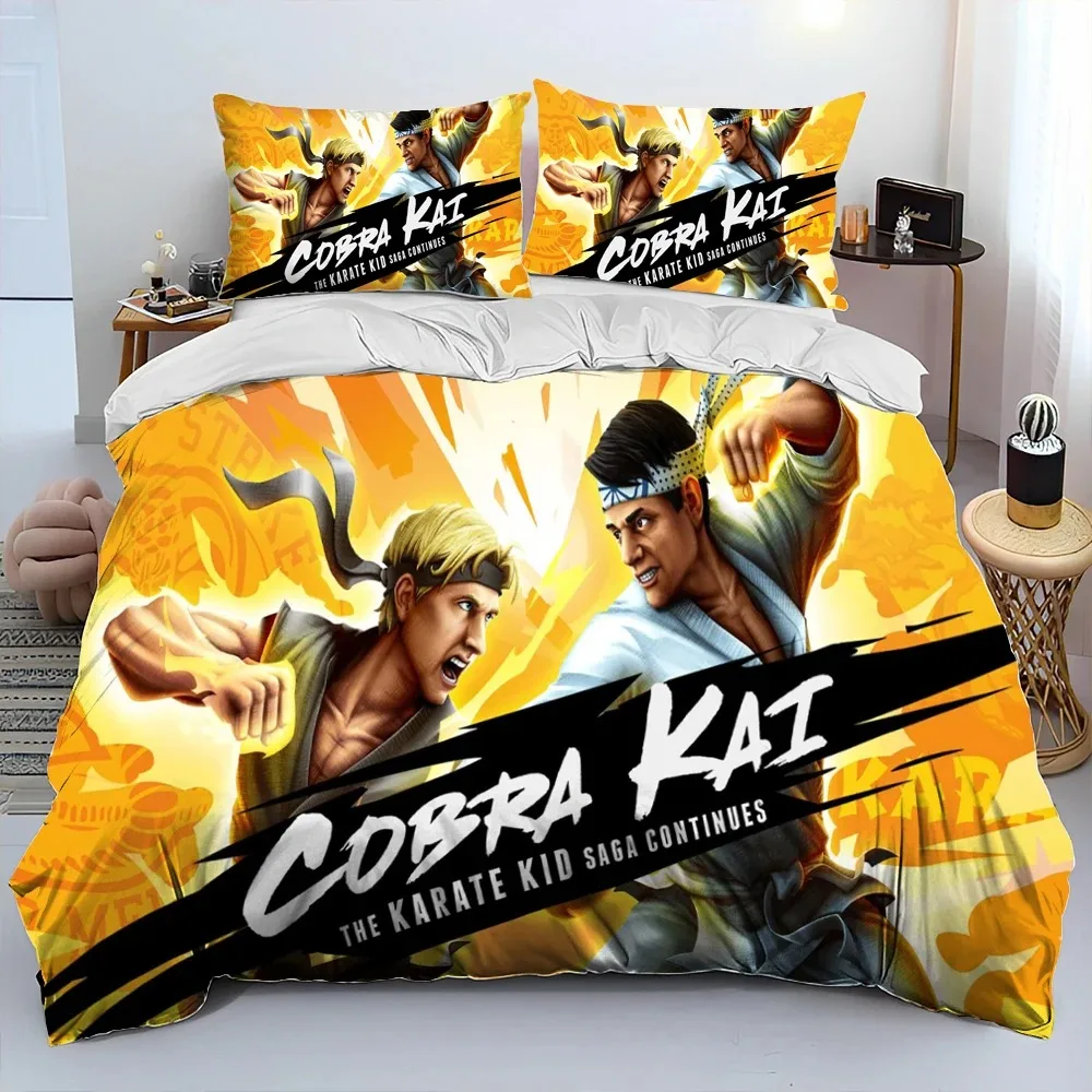 New TV Cobra Kai Amanda All Season Duvet Cover Comforter Bedding sets Soft Quilt Cover and Pillowcases Single_Double_Queen_King