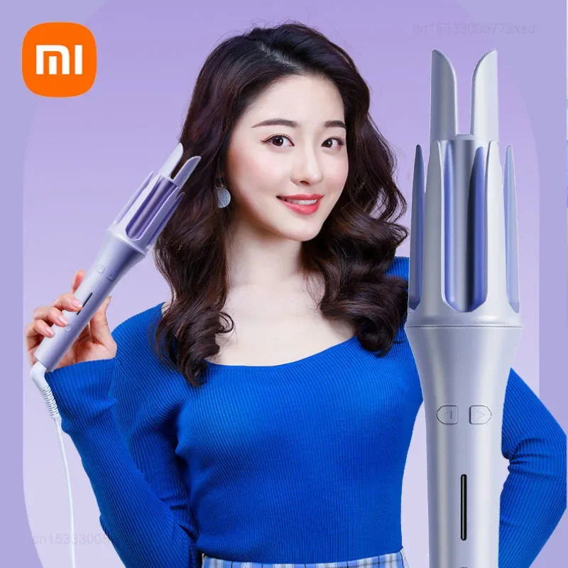 Xiaomi-Bâton de frisage automatique pour cheveux bouclés, rotation automatique, rouleau à cheveux en céramique, outils de coiffage professionnels, grande vague, 32mm