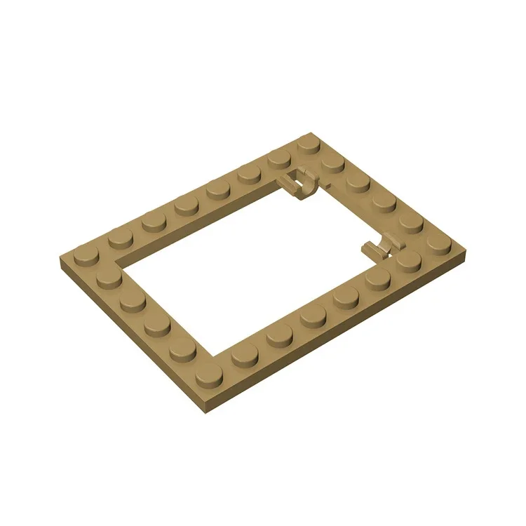 Building Blocks Technicalal parts 6x8 hollow trap board movable door 10 PCS MOC Compatible With brands toys for children 92107