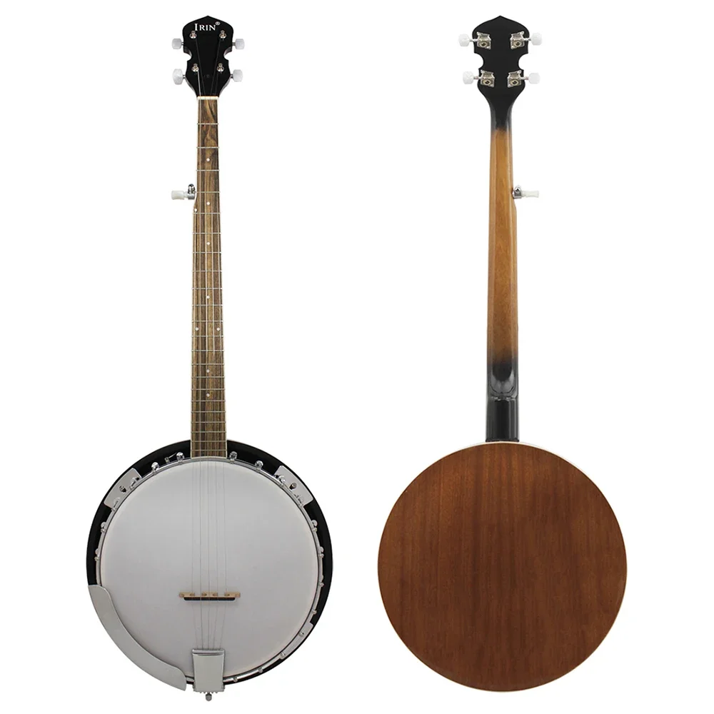 IRIN 5 Strings Banjo Concert 22 Frets Sapele 5 Strings Guitar Rosewood Fingerboard Banjo With Bag Beginners Musical Instrument