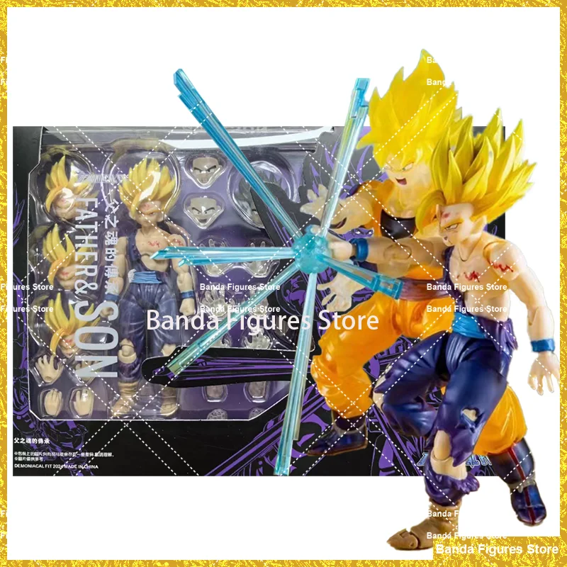 Original Demoniacal Fit Dragon Ball FATHER SON 6 inch In Stock Anime Action Collection Figures Model Toys