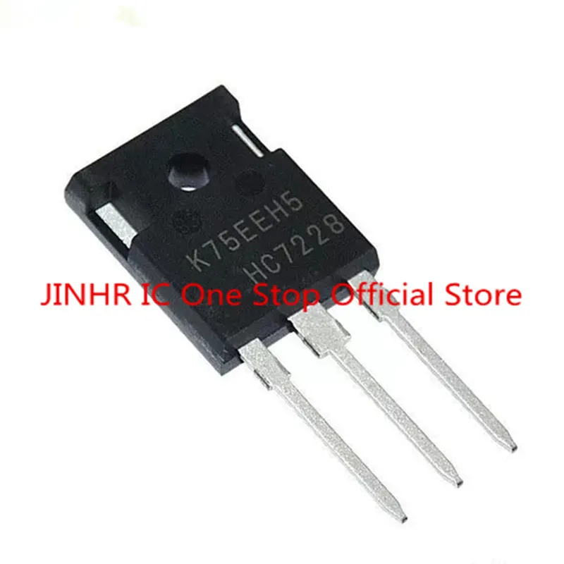 Truly brand new 2PCS K75EEH5 IKW75N65EH5, IGBT TRENCH 650V TO247-3