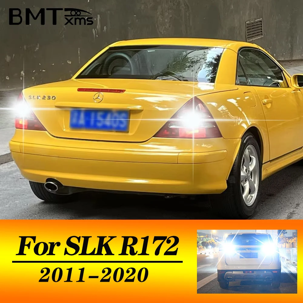 BMTxms 2pcs T15 W16W 921 Car LED Reverse Backup Light For Mercedes Benz SLK Class R172 200 250 300 2011-2020 2012 2013 2015 2018