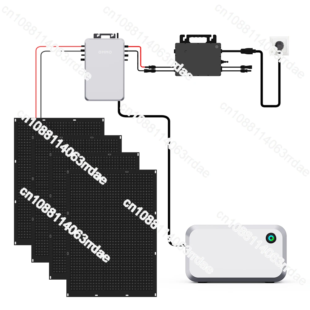 New Energy Home Solar System Solar Sets 2kwh 4kwh 6kwh On Grid Complete Home Kit Solar Panel System For House