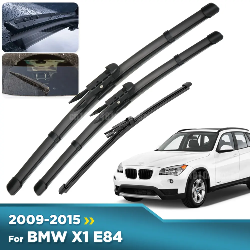 

Для BMW X1 E84 2009-2015 2010 2011 2012 2013 стеклоочиститель передние и задние щетки стеклоочистителя лобовое стекло щетки 24 "+ 19" + 12"