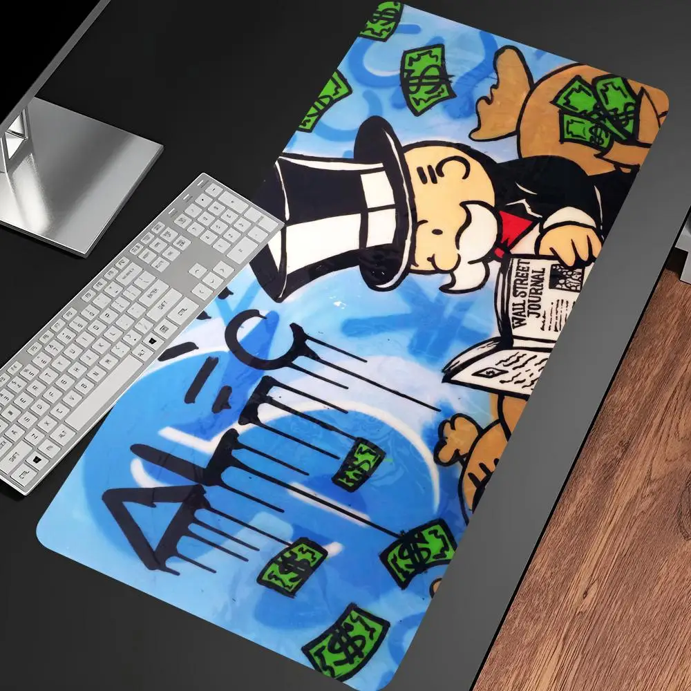 

Cartoon Dollar Monopolys Mouse Pad Anime game mause pads cs lol XXL Home HD Computer Desk Mats Carpet Gamer Office Laptop Soft