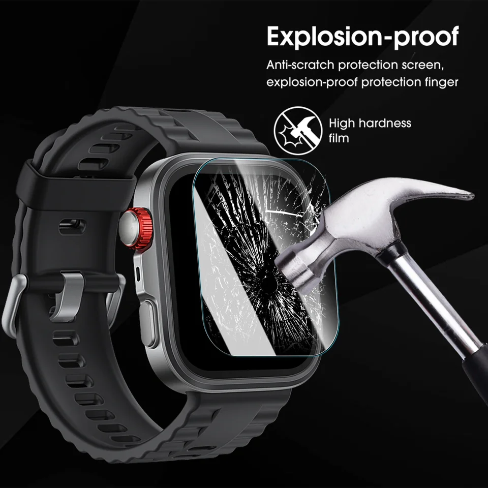 Vidrio Templado 9H Protector de Pantalla para Huawei Watch Fit 4 Pro, HD Transparente Anti Rayaduras Fácil Instalación Película de Vidrio, Cubierta Protectora para Smartwatch Accesorios de Repuesto 3