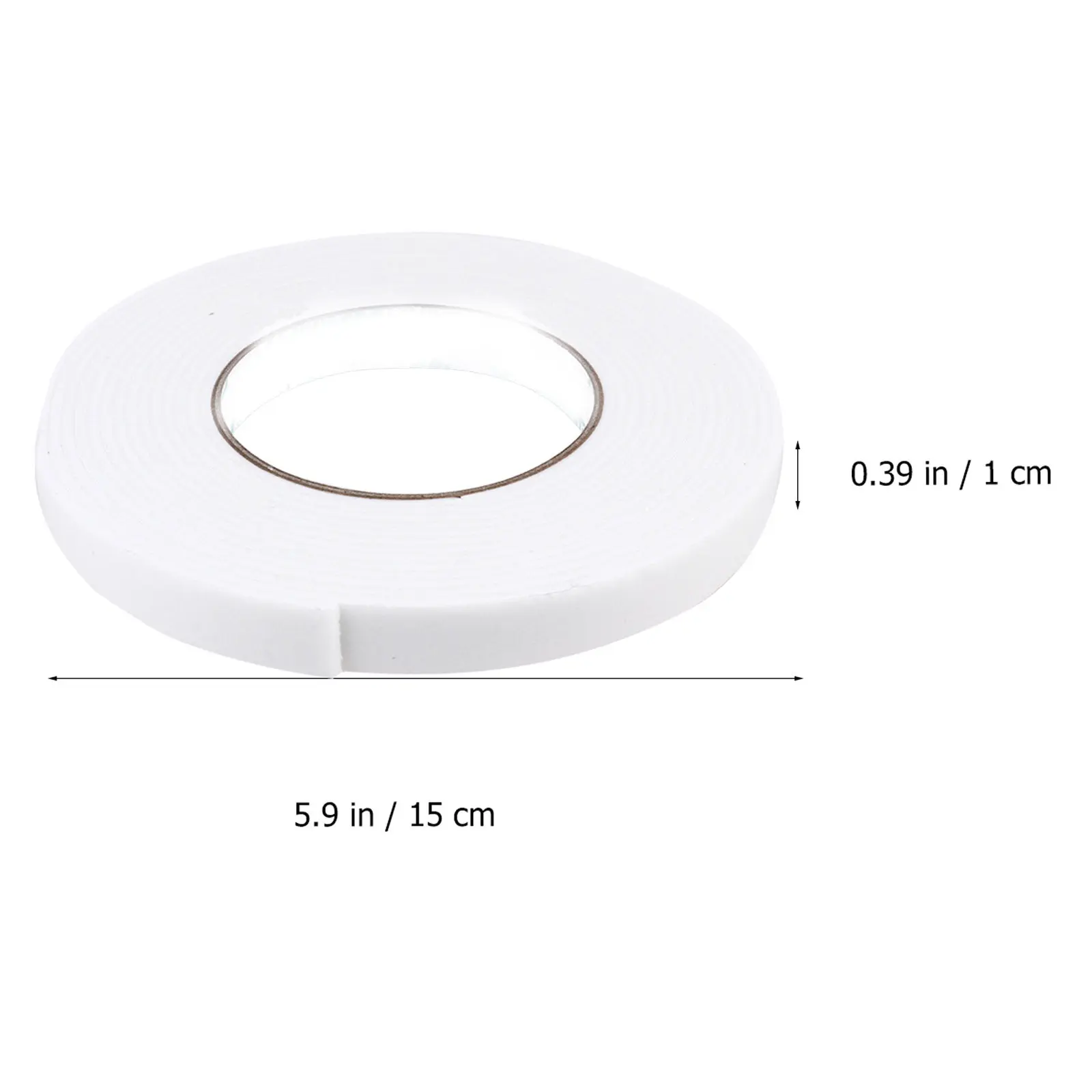 8 Rolls Double-Sided Foam Tape for Window Door Seal – Shockproof, Sound Insulation & Heat Resistant