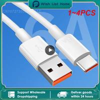 1~4PCS Usb Charging Cable Line for SOOCAS W3 Oral Irrigator Parts Accessories