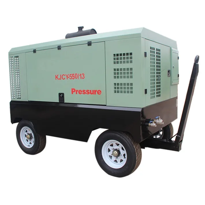 Diesel Portable Direct High Pressure Screw Air Compressor for Water Well Drilling Mine Borehole