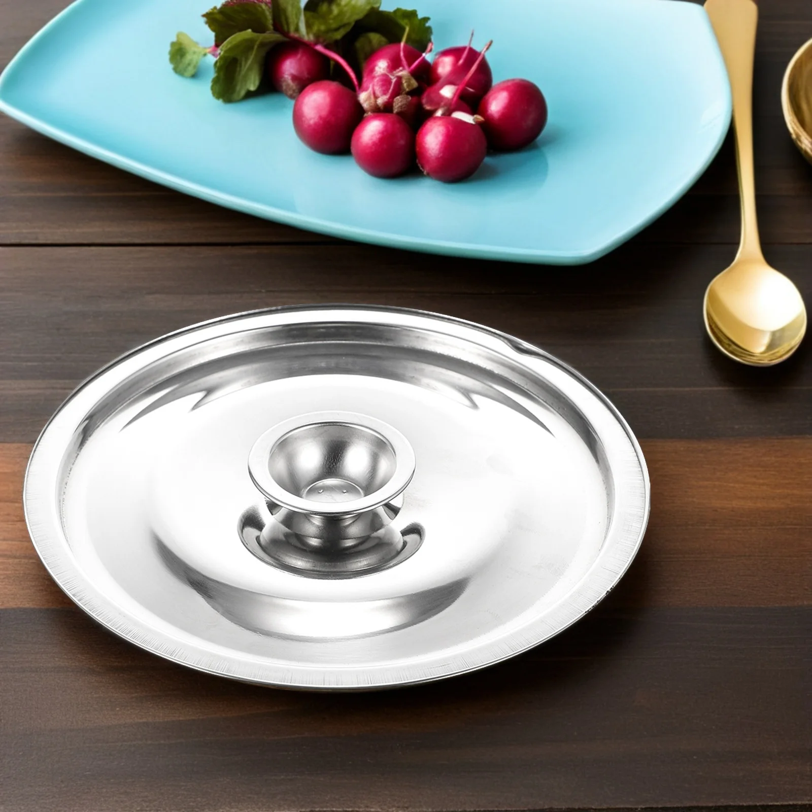 

Stainless Steel Oil Tank Lid Replacement Seasoning Pot Cover Universal Metal Pot Lid Kitchen Cookware Accessory