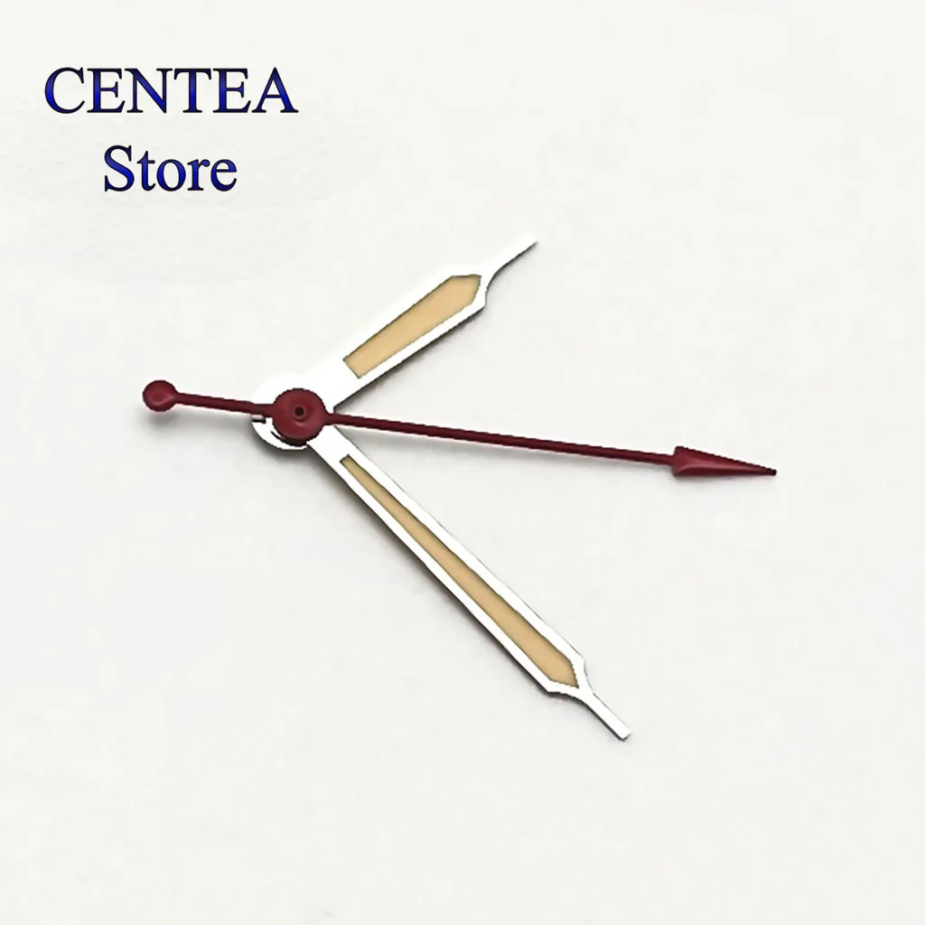 RICHUS-ponteiros de relógio luminosos, prata, amarelo, verde, verde, apto para NH35, NH36, ETA2824, 2836, Miyota8215, 821A, DG2813, 3804, PT5000 movimento