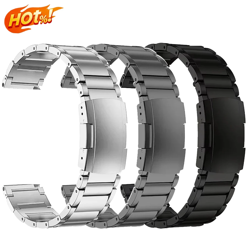22mm Titan-Armband für Huawei Watch6 6Pro 5/GT5 3Pro 46mm GT4/4Pro Band für Samsung Galaxy Watch 3 45mm Gear S3 Luxus-Armband