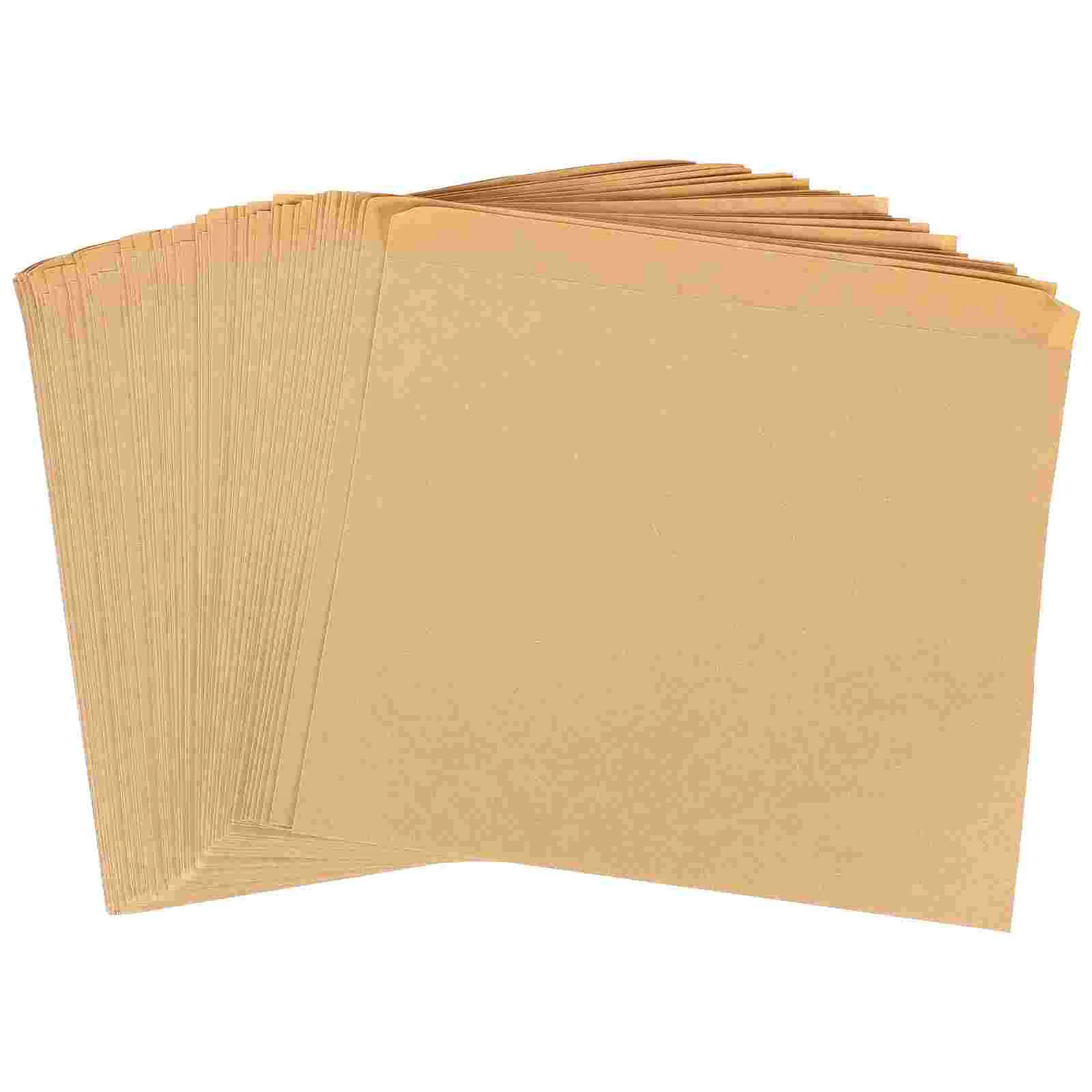 100 Pcs Kraft Paper Food Bags Grease-proof Brown Toaster for Grilled Cheese Sandwiches