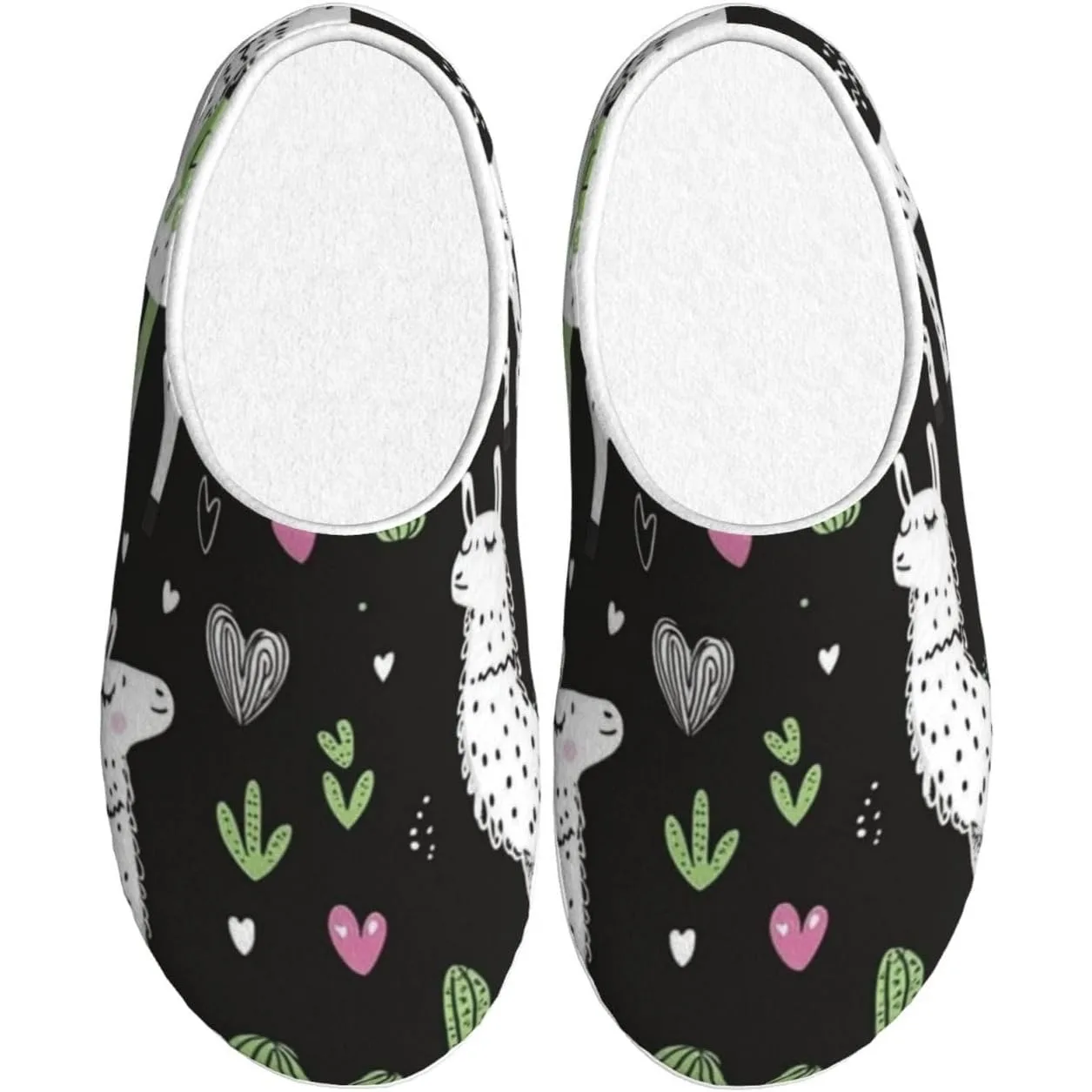 

Женские уютные тапочки Alpacas Llama, домашние и уличные домашние тапочки из мягкого хлопка с противоскользящей подошвой