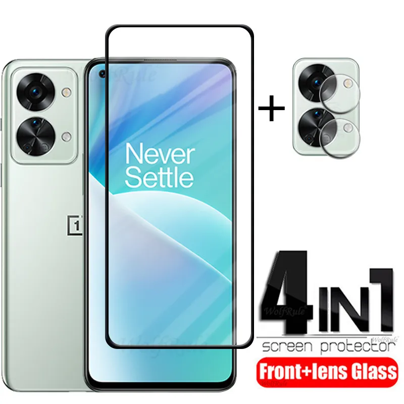 4-in-1 For Oneplus Nord 2T Glass For Oneplus Nord 2T Screen Protector For Oneplus Nord N100 N200 N20 CE 2 Lite 5G 2T Lens Glass