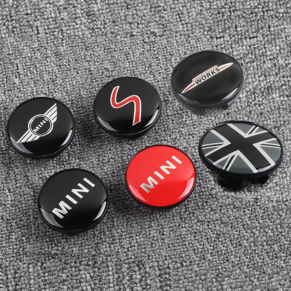 4pcs 54mm wing Car Wheel Center Hub Cap Wheel Emblem for MINI WORKS S One Countryman R50 R55 R56 R57 R58 R60 R61 accessories