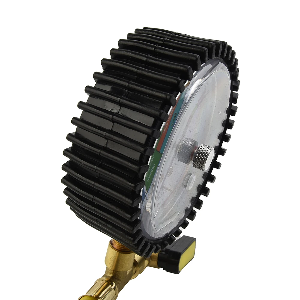 

1Pc Pressure Gauge 80mm/3.15\\\\\\\" Accurate Nitrogen Pressure Refrigeration Reliable Replacement Structure Valve R410A