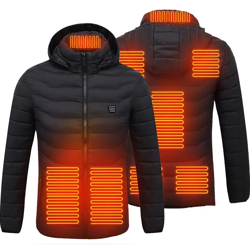 

Smart USB Charging Electric Self Heating Vest for Men Women Thickness Camping Cycling Hiking Ski Heating Vest Winter Body Warmth