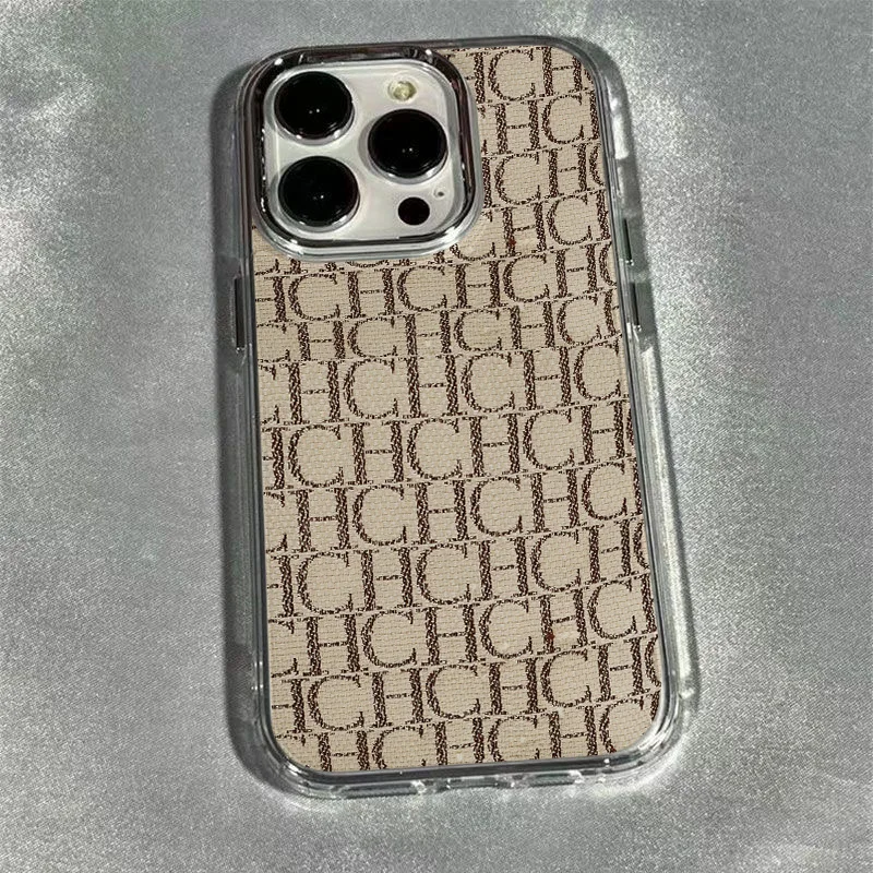 Trendige Buchstaben-Handyhülle für iPhone 17 16e 16 15 14 13 12 11 mini Pro Max X XR XSMAX 8 7 Air Plus Transparente Weiche Schutzhülle