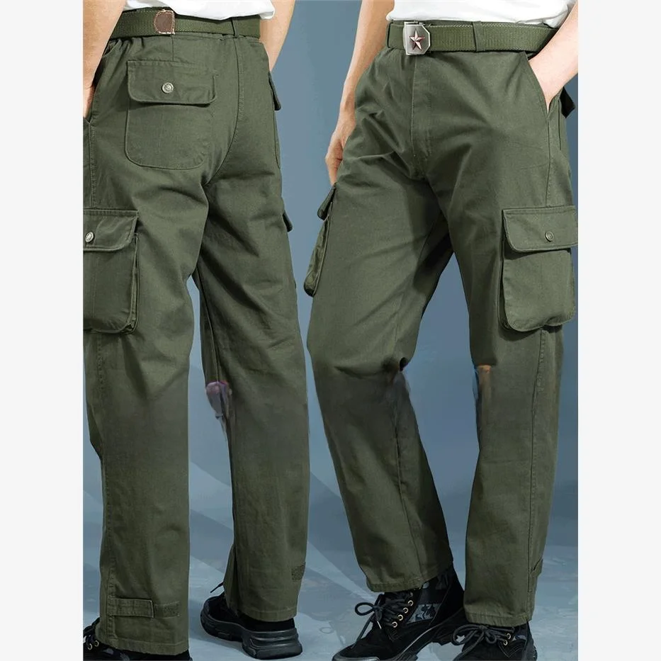 

Мужские рабочие брюки из хлопка, весна-осень, свободные, прямого кроя, огнестойкие, износостойкие, для сварки