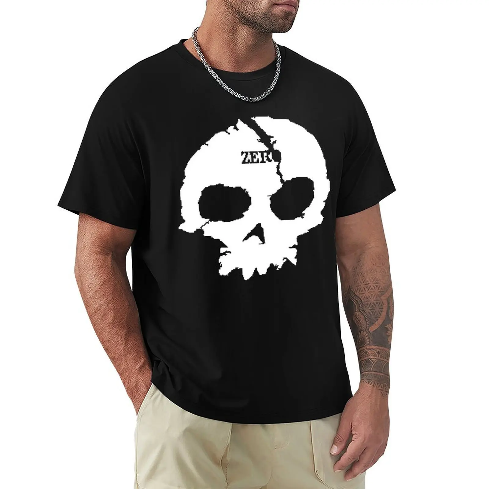 skull skate T-Shirt Work Outdoor T-Shirt for Men